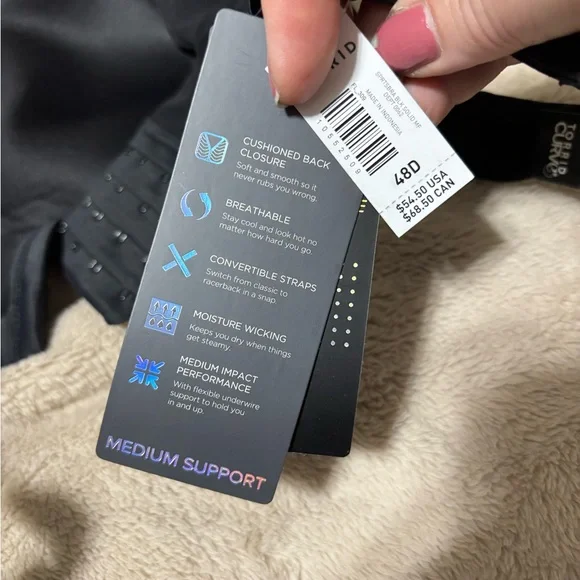 Torrid Active Black Bra - Picture 5 of 5